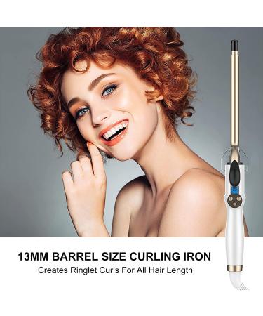 AIMERVO 13MM Thin Curling Iron | 1/2 Inch Tongs for Tight Curls | LCD Display, 11 Heat Settings | Tourmaline Ceramic Barrel | 30Sec Heat-Up | For All Hair Types - Long & Short Hair - Buy Online on GoSupps.com