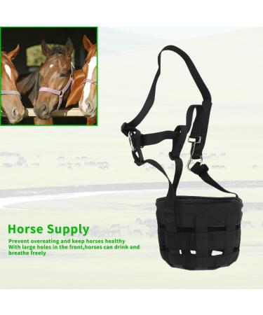 Elprico Adjustable Horse Muzzle - Durable Breathable Design for Grazing & Bite Prevention - Buy Online on GoSupps.com