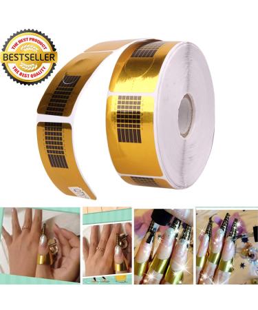 100 Pieces Self-Adhesive Nail Stencils for Gel Nail Art & Extensions - International Shipping Available - Buy Online on GoSupps.com