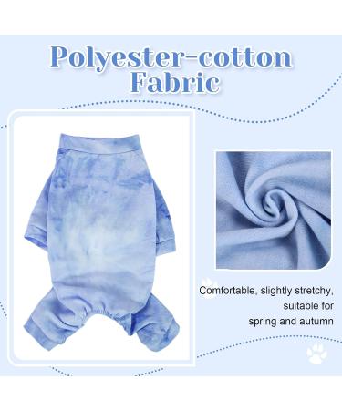Buy XXS Blue Cotton Dog Sweater with Legs | Windproof Puppy Overall & Warm Pajamas for Small Medium Dogs - Buy Online on GoSupps.com