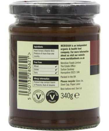 Meridian | Yeast Extract + B12 And Salt | 1 X 340G - Buy Online on GoSupps.com