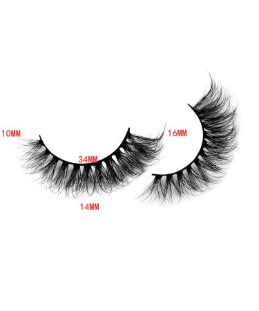 Shop Pooplunch Cat Eye False Eyelashes - Wispy Fluffy Faux Mink Volume Lashes (3 Pairs) - International Shipping Available - Buy Online on GoSupps.com