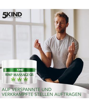 5Kind Hemp Active Gel 200ml | High-Dose Ointment for Joints & Muscles | Natural Extracts for Pain Relief - Buy Online on GoSupps.com