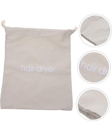 OHPHCALL Hair Dryer Storage Bag Hotel Storage Bag Hair Dryer Drawstring Pouch Hair Dryer Storage Pouch Hair Dryer Supplies Hair Dryer Travel Bag Guest Room Supplies Hair Dryer Organizer 33x30cm Light Grey - Buy Online on GoSupps.com