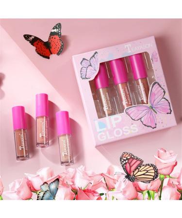 YUECI Glitter Lipstick Set - Diamond Shiny Waterproof Lip Gloss Long-Lasting Moisturizing 3-Color Metallic Texture (1g) - International Shipping Available - Buy Online on GoSupps.com