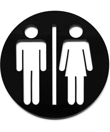 WC Sign for Door - Men's Women's Disabled Mixed Pack of 4 - International Shipping Available - Buy Online on GoSupps.com
