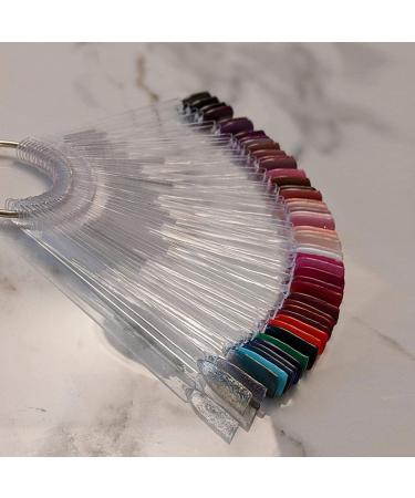 ZOENHOU 400 PCS Transparent Nail Polish Sticks - Perfect for Nail Art Practice and Display | Home DIY 400PCS Transparent - Buy Online on GoSupps.com