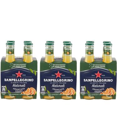 San Pellegrino Aranciata Amara Test Bottles Alcohol-Free with Bitter Orange + Tonica Rovere Disposable Glass Bottle 20 cl Pack of 24 - Buy Online on GoSupps.com