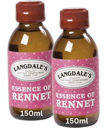 Essence of Rennet 2 x 150ml Bundle Containing 2 Bottles of Langdale's Essence of Rennet 150ml For Cheese Making - Buy Online on GoSupps.com