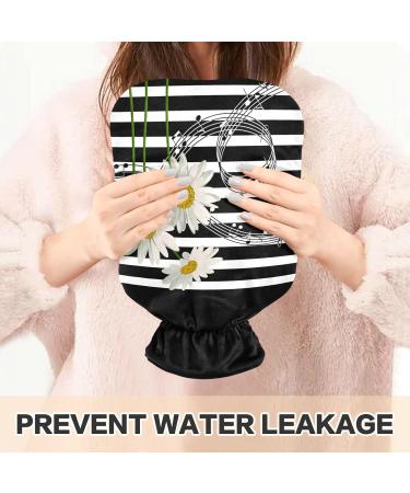 NAANLE 2L Musical Daisy Hot Water Bottle Large Transparent Bottle for Menstrual Cramps Pain Relief & Heat Therapy - Buy Online on GoSupps.com