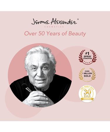 MagicMinerals AirBrush Foundation by Jerome Alexander - 3pc Spray Makeup Set for Smooth Radiant Skin (Bright Medium) - Buy Online on GoSupps.com