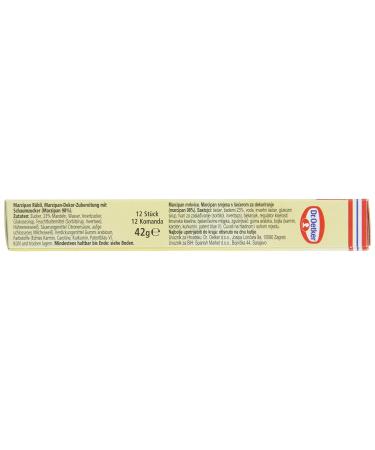Dr. Oetker Feine Marzipan R bli - Carrot Shaped Edible Cake Decorations for Carrot Cakes 42g - Buy Online on GoSupps.com