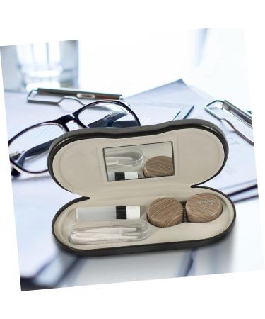 Dual-Use Glasses Case & Organizer | CAXUSD Glass Storage Box - Sunglasses & Eyeglasses Container (15.8x7.4cm) - Buy Online on GoSupps.com