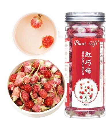 Plant poison red artful plum tea 100% red artistically plum tea red qiaomei tea loose weight hong qiaomei tea dried flowers slimming health herbal blossom tea 30g / 1.05oz 30g-red artful plum