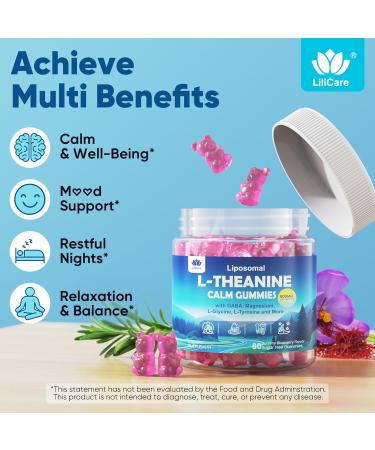 LILICARE Cod Liver Oil Gummies & Liposomal L Theanine 500mg Gummies - Buy Online on GoSupps.com