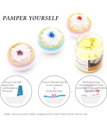 7 Pack Lovelyduo Shower Steamers Aromatherapy Bath Bombs Gift Set for Self Care and Relaxation | Essential Oils for Men and Women | Easter Basket Stuffers - Buy Online on GoSupps.com