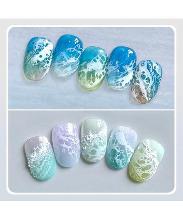  Whnbuij Aqueous gradation gel liquid paint 10 ml bottle. Smooth application even layering layering of transparent coats color control fluorescent design three-dimensional effect. - Buy Online on GoSupps.com