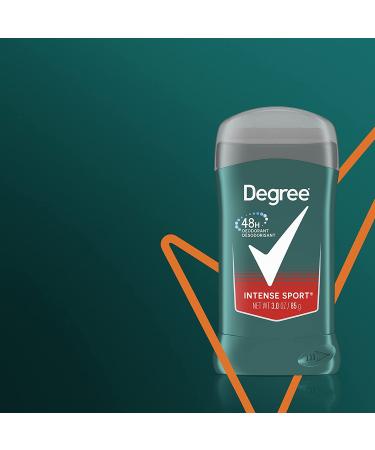 Degree Men Original Intense Sport Deodorant 3 oz - Pack of 6 | 48-Hour Odor Protection - Buy Online on GoSupps.com