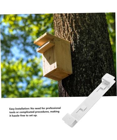 BESPORTBLE 1 Set bird house fixing bracket tool Fixture nest box steel wind chime bird feeder the bird's nest Holder bird feeders bird house fixator hanger outdoor wind chime holder hook up - Buy Online on GoSupps.com