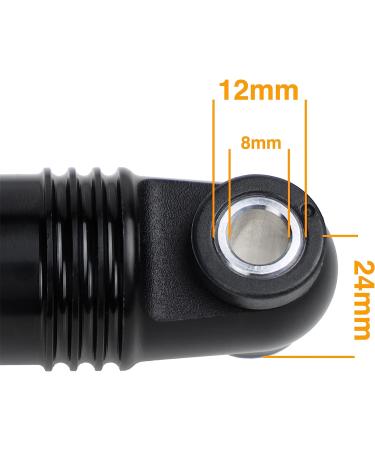 DNM Preload MTB Mountain Bike Rear Shock 165mm Eye to Eye 35mm Travel 750 Lbs Coil Spring with Extra Bushing - Black - Buy Online on GoSupps.com