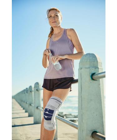 Bauerfeind GenuTrain S Hinged Knee Brace - Advanced Knee Support & Stability - Titanium - Size 3 Left - International Shipping Available - Buy Online on GoSupps.com