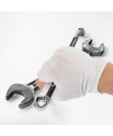 FOMIYES Moisturizing Overnight Gloves 12 Pairs Work Cotton Gloves Cosmetic Hand Spa Gloves Jewelry Inspection Gloves Coin Gloves for Dry Hands White - Buy Online on GoSupps.com