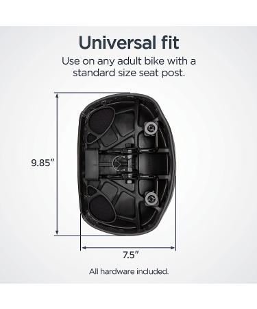 Schwinn Comfort Bike Seat - Noseless Foam Commuter Saddle - Buy Online on GoSupps.com