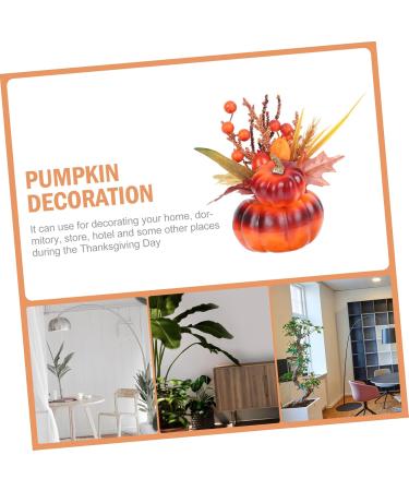 ifundom 1pc Artificial Pumpkin Decorative Outdoor Decor Farmhouse Outdoor Decor Pumpkin Party Supply Bouquet Red 20x10cm - Buy Online on GoSupps.com
