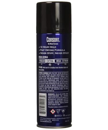 Consort For Men Unscented Extra Hold Hair Spray 8.30 oz - Pack of 3 - Buy Online on GoSupps.com