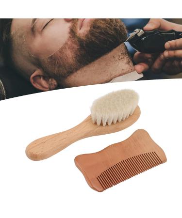 Newborn Baby Natural Wool Comb  Beautiful Appearance Exquisite Workmanship Wooden Baby Hair Brush and Comb Set Close to Skin Massaging Scalp for House - Buy Online on GoSupps.com