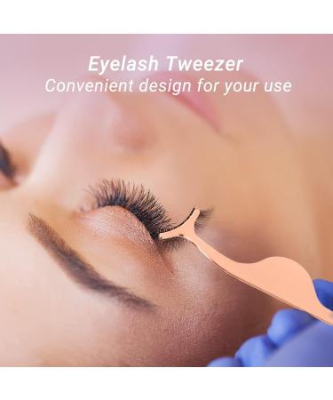 MAEXUS Eyelash Applicator Tool & Lash Lift Kit - Eyelash Curlers Tweezers Scissors & 6 Refills - Golden | Shop Internationally - Buy Online on GoSupps.com