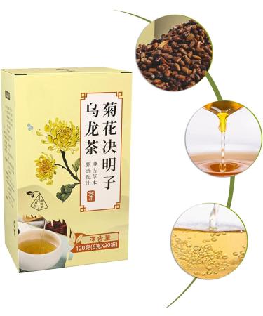 Pilipane Tea Health Herbal Drink Bags Chrysanthemum Cassia Seeds Tea Bags Herbal Tea Combination Floral Tea Health Tea (120g 6gX20Bags) Organic Honeysuckle Tea Bags Caffeine for Tea Drinkers - Buy Online on GoSupps.com
