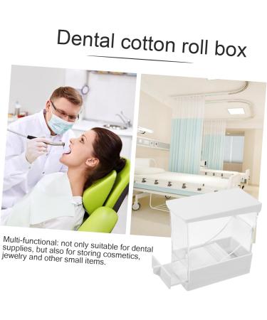 Mobestech Rollbox: Premium Toothwattwat Owners Storage Box & Organizer for Oral Cotton - White - Buy Online on GoSupps.com