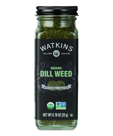 Watkins Organic Dill Weed, Non-GMO, Kosher, 0.78 Ounce, 1-Pack
