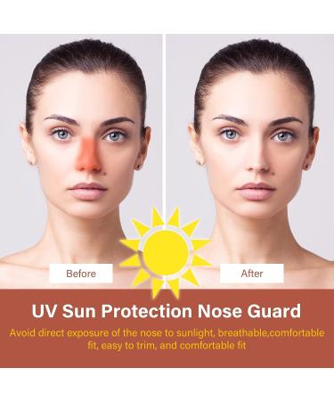 Sun Protection Nose Patch 24Pcs - Reduce Nose Sun Exposure for Outdoor Sports and Swimming - Beige - Buy Online on GoSupps.com