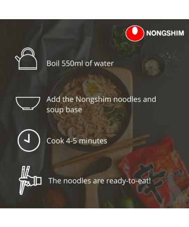 Nongshim Soon Veggie Noodles Korean Ramyun Noodle Soup 112g (Pack of 20) 1 Case - Buy Online on GoSupps.com