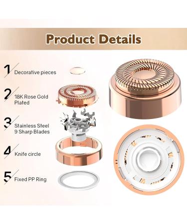 Xumann 4pc Replacement Heads for Finishing Touch Flawless Facial Hair Removal Tool - Buy Online on GoSupps.com