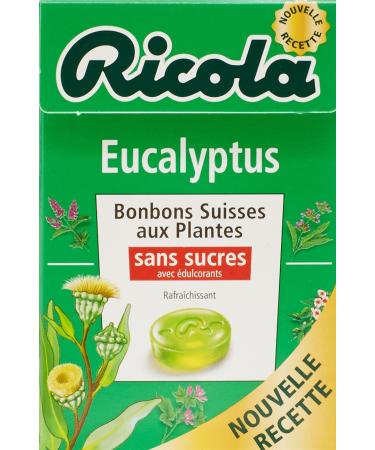 Ricola Ricola Swiss Sweets with Plants Eucalyptus Sugar Free 50 g - Pack of 5