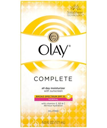Olay Complete All Day UV Moisturizer SPF 15 Normal Skin - 6 oz