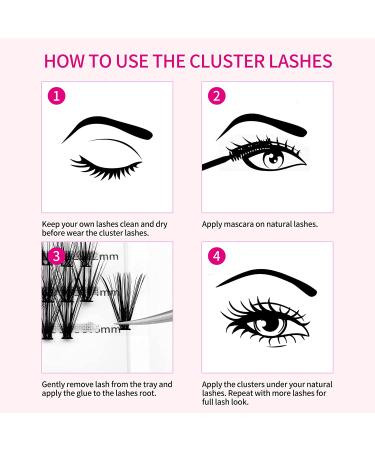 DIY Eyelash Extensions - 200pcs D Curl Mixed Tray (8-16mm) | Reusable & Natural Flare Lashes - Buy Online on GoSupps.com