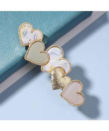 Yheakne Heart Hair Clip - Cute Green Hair Clip for Women & Girls | International Shipping Available - Buy Online on GoSupps.com