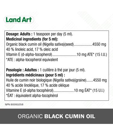 Organic Black Cumin Seed Oil - 50ml - For topical use - Cold Pressed - Vegan - Gluten Free - Made in Canada - Buy Online on GoSupps.com