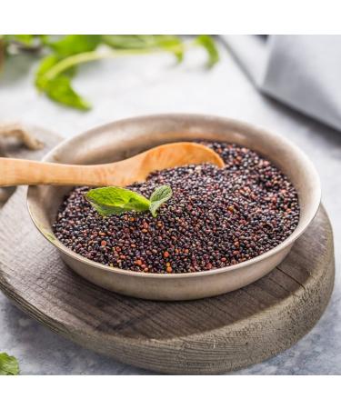 Buy Organic Black Quinoa 500g - Gluten-Free Vegan & 100% Natural - Laboratory Tested - Buy Online on GoSupps.com