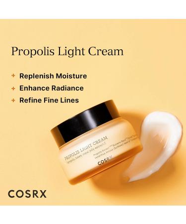 COSRX Full Fit Propolis Light Cream 2.19 fl.oz / 65ml | Hydrating | Korean Skin Care Paraben Free - Buy Online on GoSupps.com