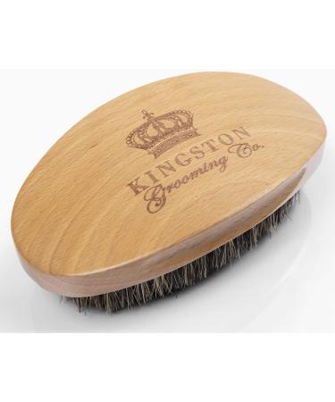 Men's 360 Wave Brush with Boar Bristles - Soft Bristle Hair Brush for Waves - Travel Case Included - Buy Online on GoSupps.com