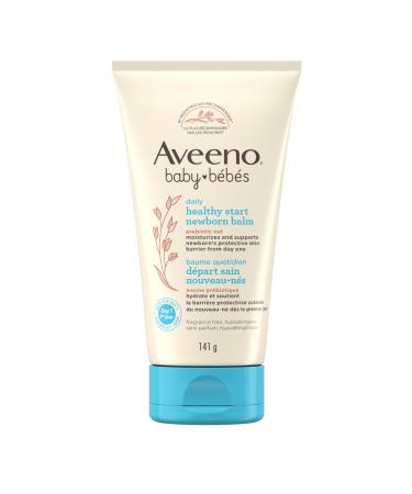 Aveeno Baby Daily Healthy Start Newborn Balm Paraben Free Moisturizer Prebiotic Oat Fragrance Free 141-grams