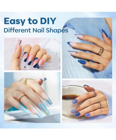 Modelones Builder Nail Gel Kit 8-in-one Clear Builder Gel with Mini LED Nail Lamp& Nail Forms Set Gel Top Coat Base Coat Hard Gel Builder for Nails Extension Strengthener Base Gel in a Bottle Clear Builder Gel Nail Kit - Buy Online on GoSupps.com