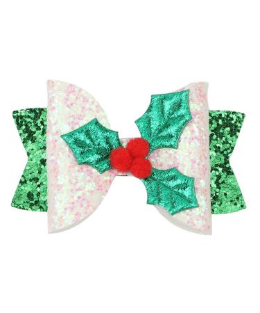 Hairstyle Hairpin Headband Girls 3" Glitter Hair Clips Christmas Hair Bows Accessories Pins for Girls Cartoon Duckbill Clips Hairgrips Headwear Hairpins For Girls (Size : 28)