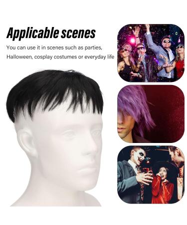 Buy Short Wigs for Men | Natural Black Hair Extensions & Hair Loss Solutions - Buy Online on GoSupps.com