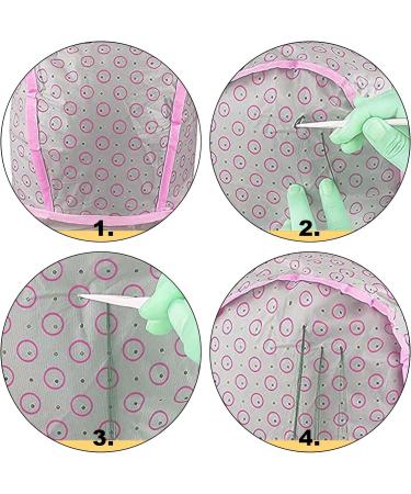 NITAIUN 12 Pcs Hair Highlighting Kit with Pink Frosting Cap - Salon Quality Hair Coloring Supplies for Women - Buy Online on GoSupps.com